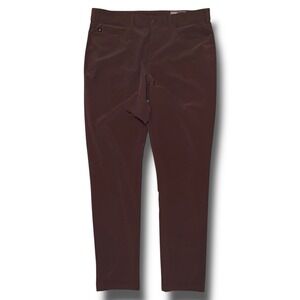 MIZZEN MAIN Pant Men 36x34 Helmsman Slim-Fit Tapered-Leg Performance Golf Chino